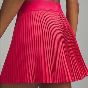 NWT Lululemon Varsity High Rise Pleated  Tennis skirt size 4 in Hot Heat
